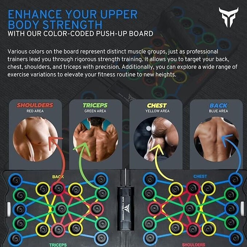 New! Push up Board Fitness System - Epic CORE. Jump Rope and Hand Strength