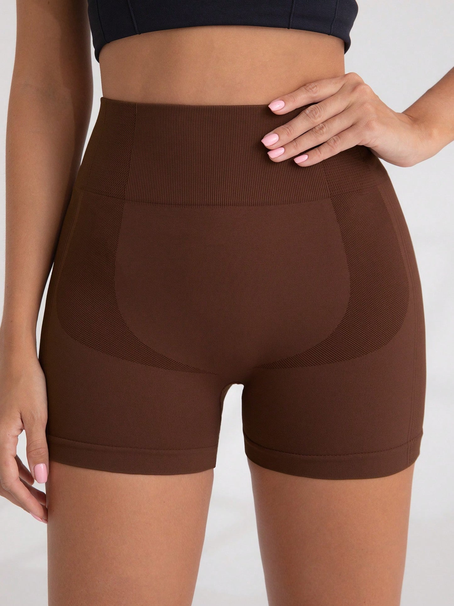 4Pcs Seamless Women Yoga Shorts, High Waist & Stretch, Peach Butt Lifting, Moisture Wicking, Versatile for Daily & Sports Wear