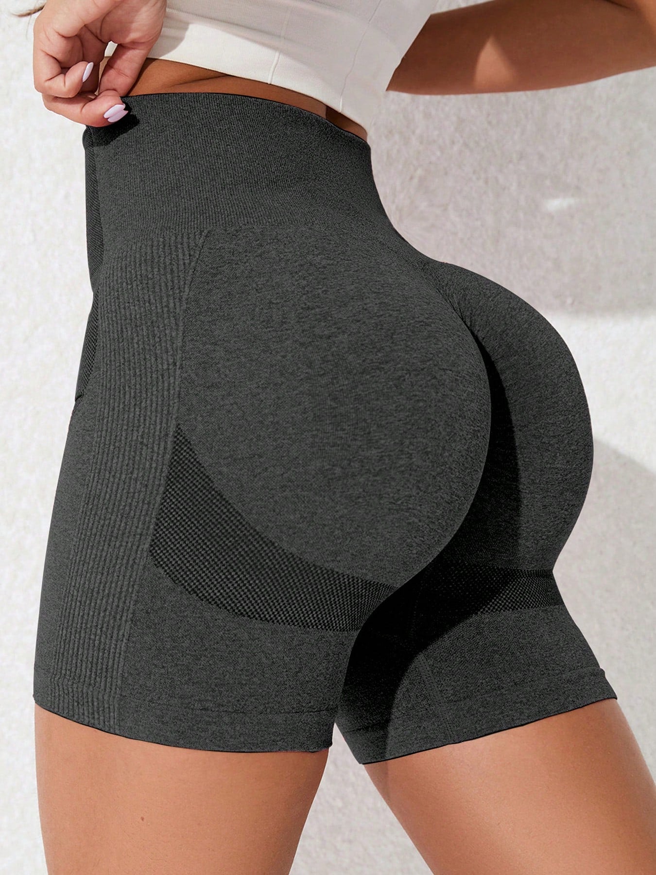 4Pcs Seamless Women Yoga Shorts, High Waist & Stretch, Peach Butt Lifting, Moisture Wicking, Versatile for Daily & Sports Wear